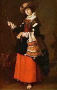 Francisco de Zurbaran, Saint Margaret, dressed as a shepherdess.